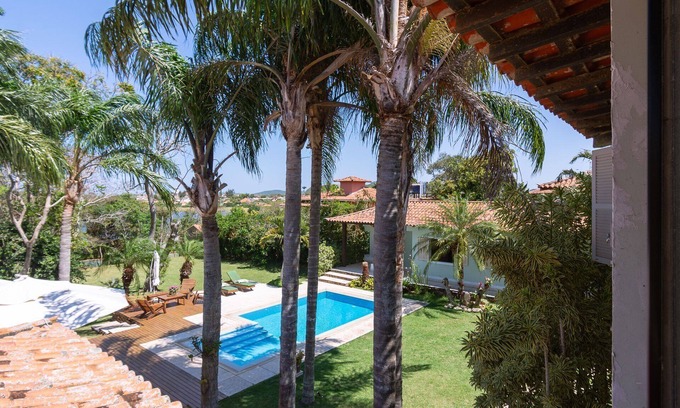 Manguinhos Casa | Excelente casa com piscina Armação