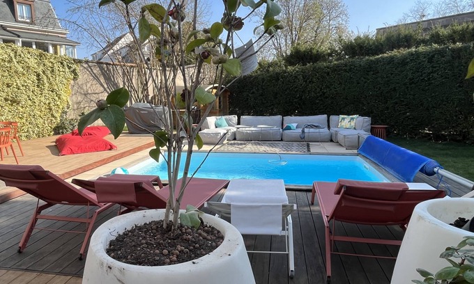 Selestat Villa | EXCEPTIONAL GITE SWIMMING POOL, SPA, SAUNA, CINEMA, PETANQUE, 16 PERS