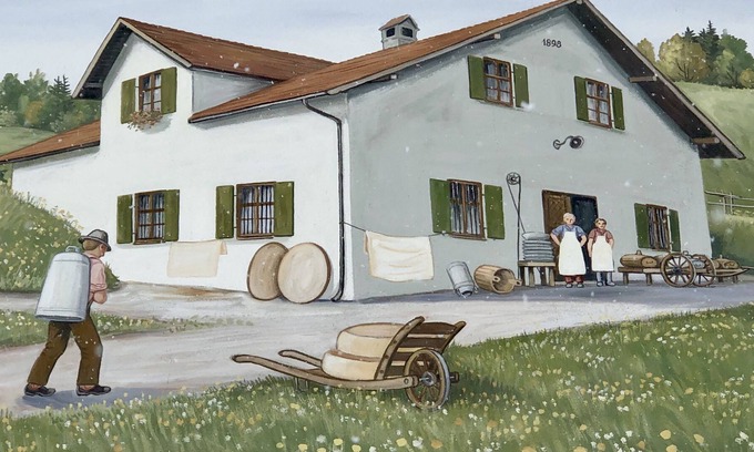 Heitlern Apartamento | Vacaciones excepcionales en una antigua quesería en las estribaciones de los Alpes / Allgäu