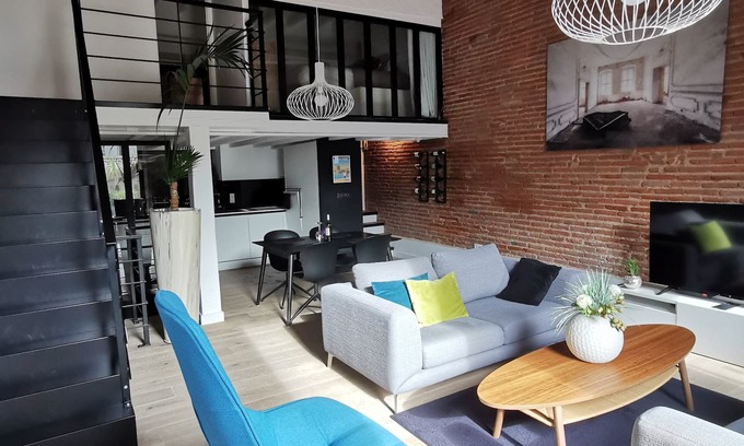 Toulouse Left Bank Apartamento | Exceptional T3 with terrace in hypercentre