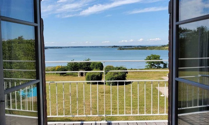 Sarzeau Casa | hogar familiar 15 personas impresionantes vistas del Golfo - piscina privada