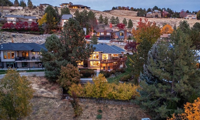 East End Casa | Exceptional Views & Luxurious Kitchen! Fireplace & Hot Tub | Min to Downtown & BSU