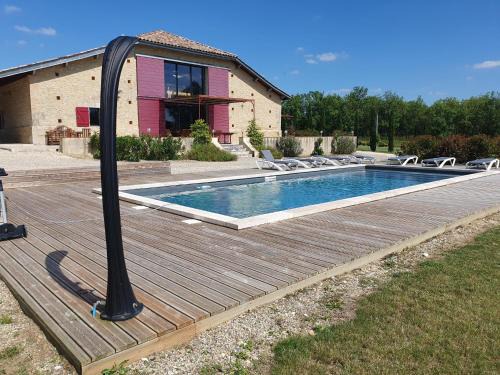 Villebramar Casa | exceptionnel loft style industriel tout équipé 15 personnes avec piscine et jacuzzi