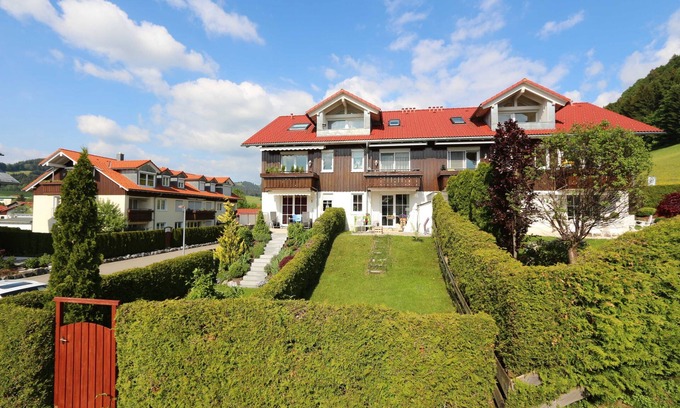 Oberstaufen Apartamento | Fewos Herrmann en la casa Hochgratblick - Fewo 1, planta baja, 2 dormitorios, Oberstaufen