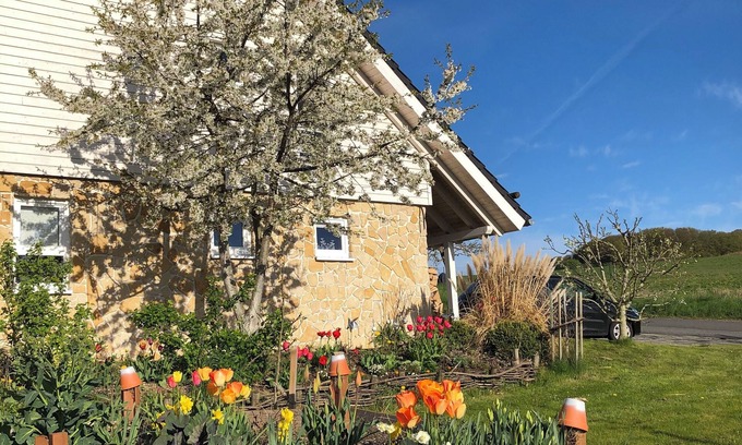 Volkmarsen Casa | Nuevo y exclusivo de casa de vacaciones con un montón de espacio en Bad Arolsen / Twistesee