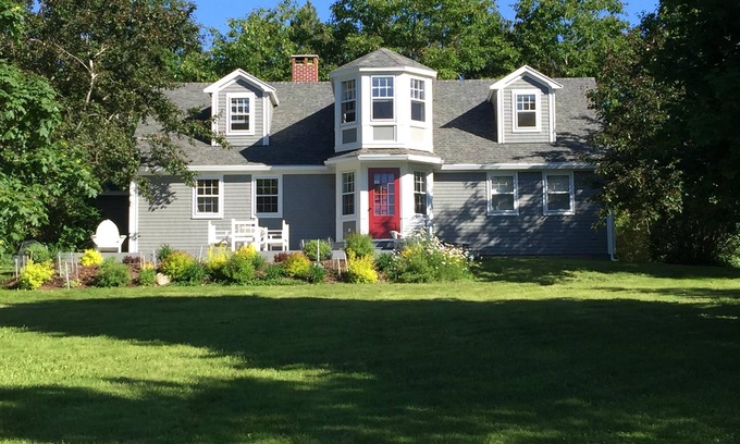 Mahone Bay Casa | Océano Ejecutivo Frente Estate con 2 hectáreas con vistas a las aguas de Mahone Bay