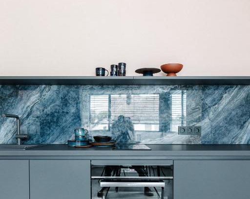 Eschollbrucken Apartamento | Exklusive Design Appartement Deep Blue Neubau