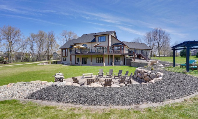 Shakopee Casa | Expansive Retreat on 5 Acres in Shakopee!