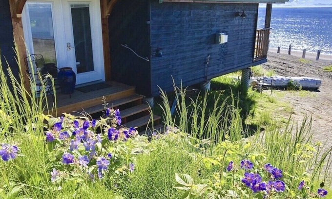 Kenai Cabina | The Cabin on Kenai Beach es una suite principal contemporánea para 2 personas para ver Aurora.