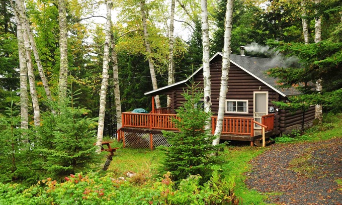 Rangeley Cabina | Experiencia Log Cabin Vivir a orillas del lago Rangeley