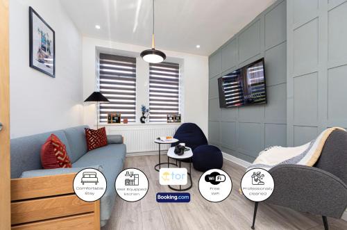 Nelson Casa | Explore Welsh Wonders, 3 Bedroom House By The One Retreats Short Lets & Serviced Accommodation Treharris