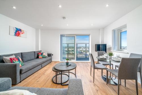 Woolwich Riverside Apartamento | Exquisite 2bed Apt with Parking Near 02 Arena