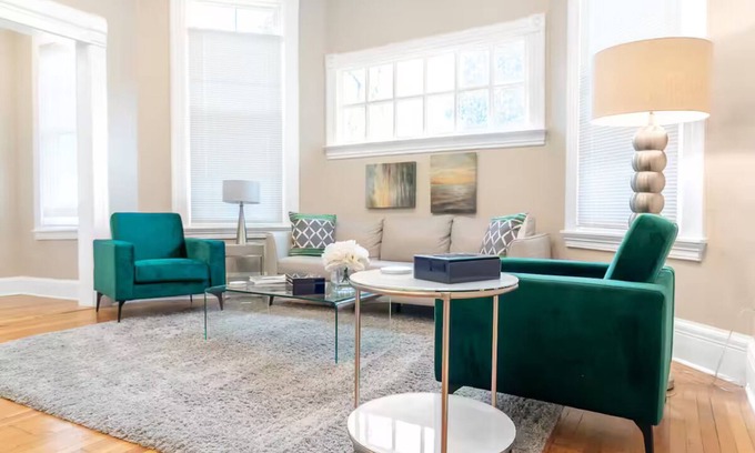 Walnut Hills Apartamento | Exquisite 3 Bdrm 2 Bath with Study near Eden Park