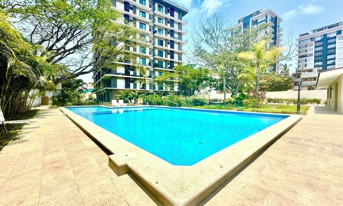 Palmar de Aramara Apartamento | Extraordinario departamento en Vallarta (Manyara) con alberca, cerca de playa.