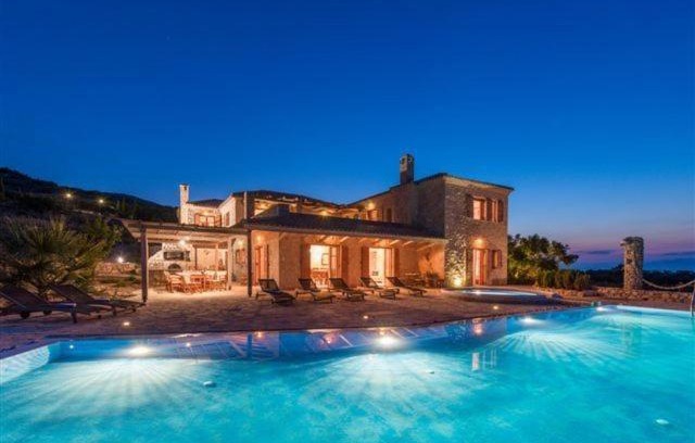 Korithi Villa | Extravagant Zante Villa Villa Palace Great Sea Views 6 Bedrooms Agios Nikolaos