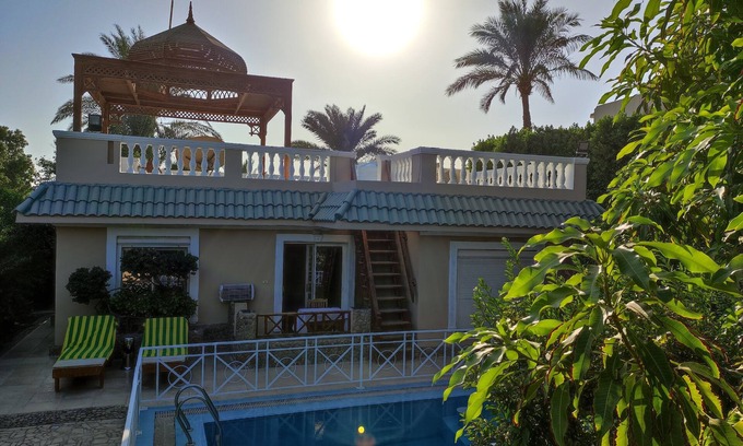 Dahar Villa | Extremely private Villa with pool and garden, access to private beach.