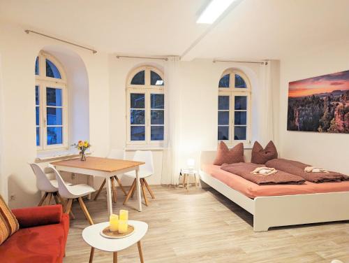 Sebnitz Apartamento | F1 - Urlaubsmagie - Helle Wohnung mit Sauna & Pool & Whirlpool