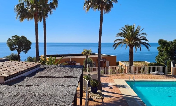Theoule-Superieur Apartamento | F2 hermosa vista al mar con aire acondicionado en theoule sur mer alpes maritimes