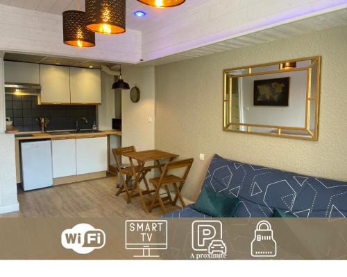 Montlucon Apartamento | F2 Résidence Eurotel n°5 avec vue sur le Cher, Centre - Ville