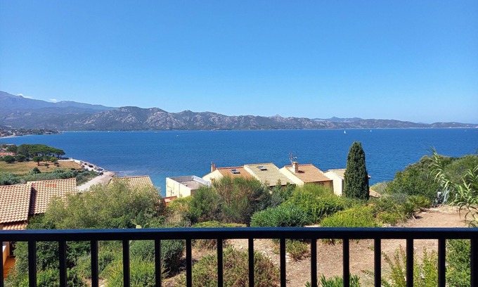 Patrimonio Apartamento | F3 duplex with loggia beach 3 min walk, panoramic sunset view