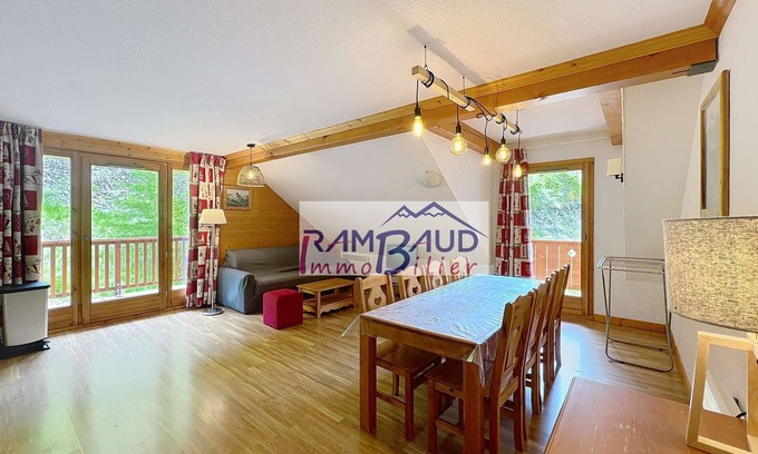 Valloire Apartamento | F4 Duplex 8 beds Swimming pool Wifi Parking