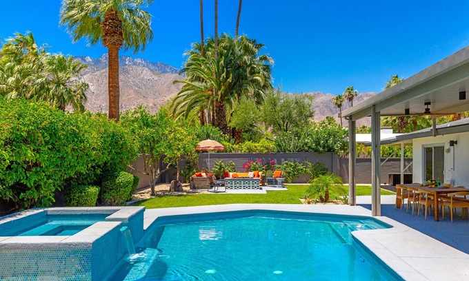 El Mirador Casa | Fab Four at El Mirador - Gorgeous Midcentury Pool Home w/ Resort-Style Yard!