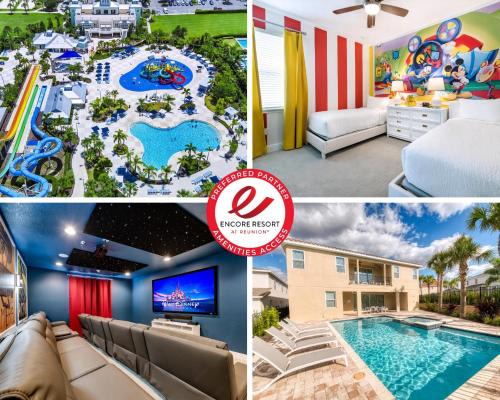 West Kissimmee Apartamento | Fabulous Home With Air Hockey, Media Room And Waterpark & Resort Access Near Disney At Encore Resorts Reunion - 290Fl