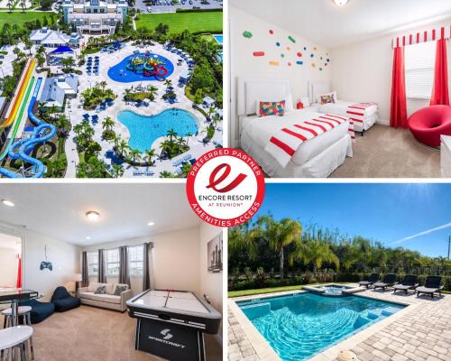 West Kissimmee Casa | Fabulous Home With Private Pool And Game Room Near Disney With Waterpark & Resort Access At Encore Resort - 7469Mr