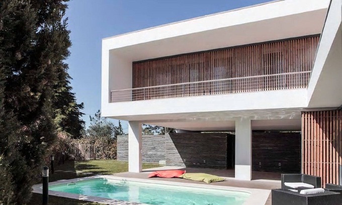 Fornos Casa | Fabulosa villa moderna con piscina en Aldeia do Meco