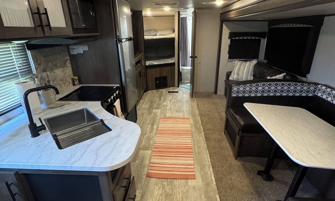 Holly Beach Casa | Fabulous RV with AC in charming Holly Beach in Cameron, La