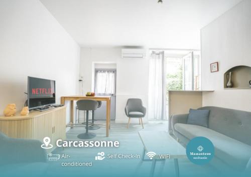 Carcassonne Apartamento | Face à la cité, Terrasse Et Climatisation - AE