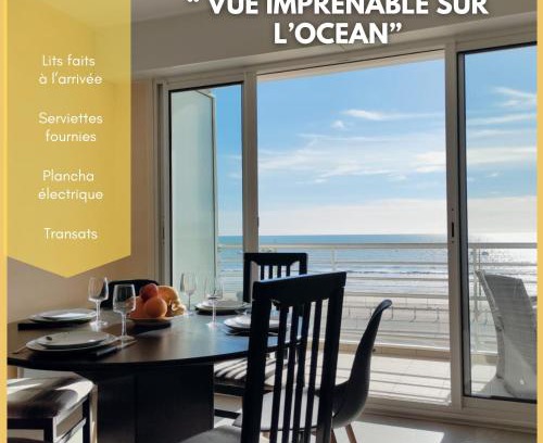 Saint-Jean-de-Monts Apartamento | FACE MER grand T3 familial, parking gratuit