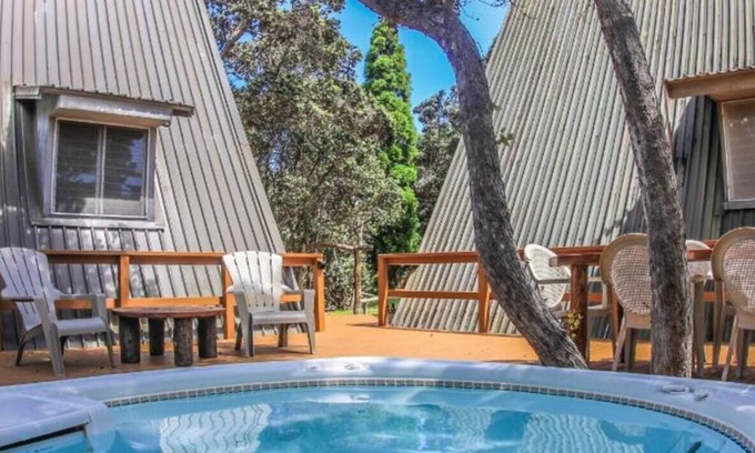 Volcano Cabaña | Fall Special! Hale Palila Volcano A-Frame Cottage with Hot Tub