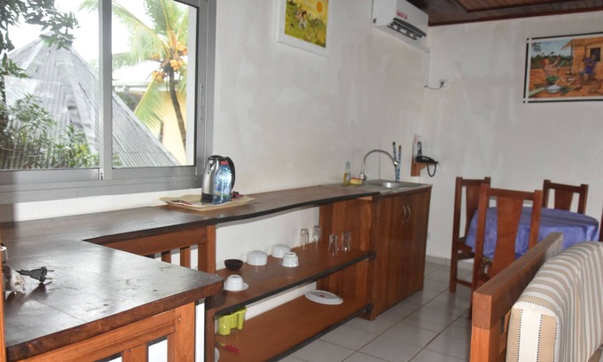 Kribi Apartamento | Apartamento-Familiar-Baño en la habitacion-Vista al Jardín
