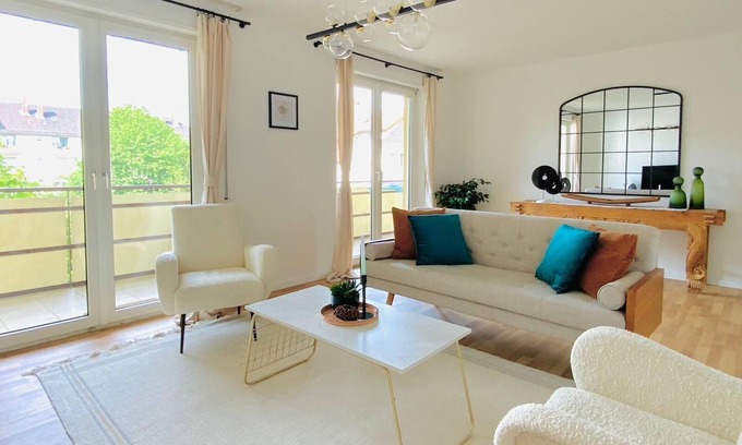Ludwigshafen-Friesenheim Apartamento | Family-friendly home with WIFI/Netflix and parking close to BASF