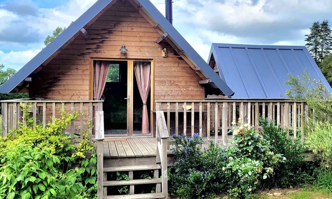 Sainte-Honorine-de-Ducy Apartamento | Lodge-Familiar-Baño con bañera-Terraza-Lodge UTAH