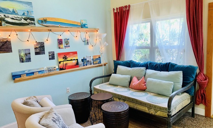 Winslow Reserve Cabaña | Family-friendly, Late Check-Out, Steps to Beach, Beach Equipment, Laundry, BBQ