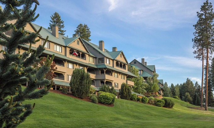 Coeur d'Alene Complejo | Suite familiar para pasos del lago con cocina completa y piscina cubierta del resort