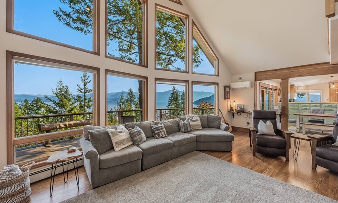 Sandpoint Casa | Family Home and Incredible Views | Blue Grouse
