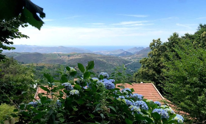 Rutali Casa | Family home with sea view near St-Florent
