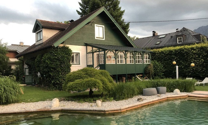Anif Cabaña | Family house incl. sauna garden & swimming pond