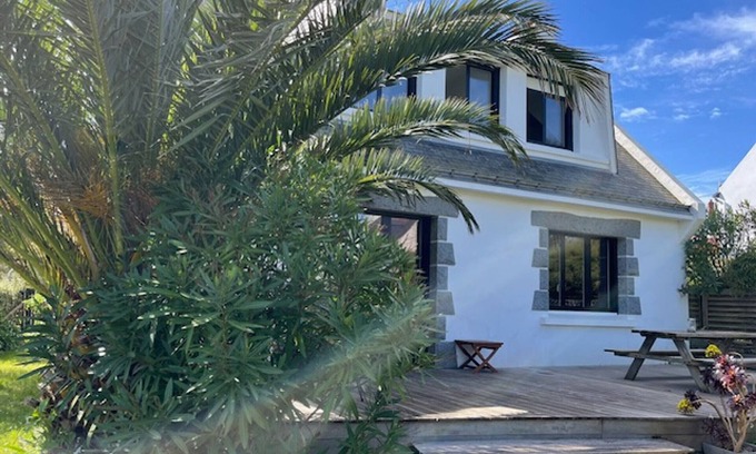 Groix Casa | Casa familiar cerca playa Groix, jardín y garaje