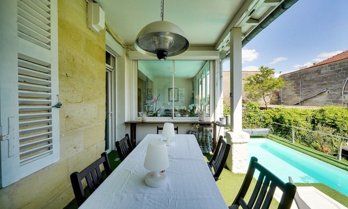 Saint-Bruno - Saint-Victor Casa | Family house with pool