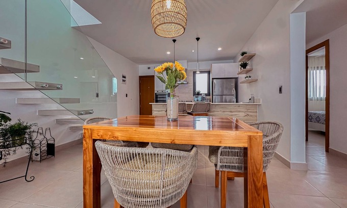 El Cortecito Apartamento | Fantastic Beach Penthouse With Rooftop BBQ