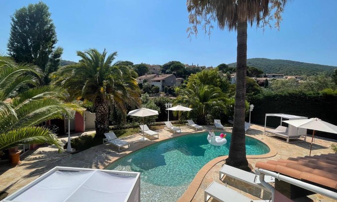 Sainte-Maxime Villa | Fantastic pool villa 900m to the beach; with extravagant big garden