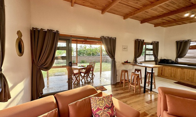 Moorea-Maiao Chalet De Esquí | Fare Tau Otaha - Comfy cabin w Private Beach Access