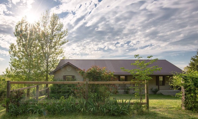 Harriet Otro | Farm house overlooking pastures by the Buffalo River. Perfect starry nights.