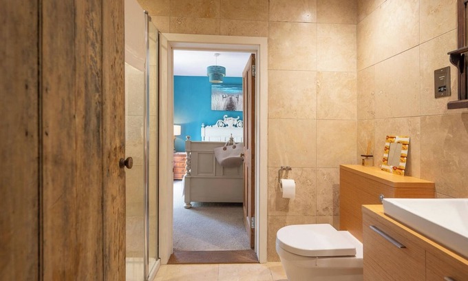 Saxmundham Apartamento | Farm View, ground floor bedroom