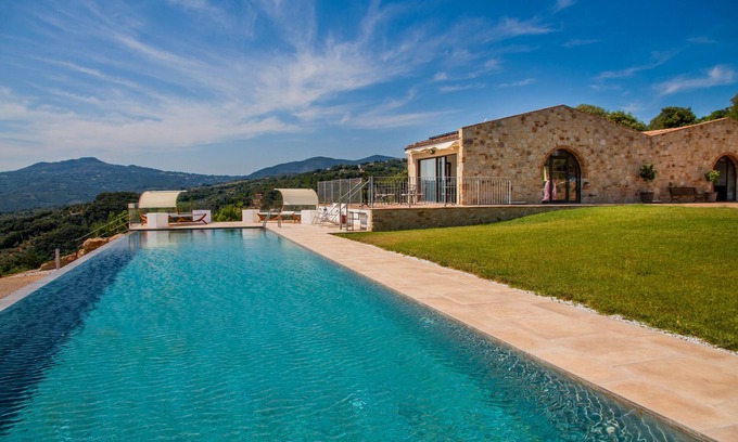 Roccastrada Otro | Granja 'Poder Contessa' con piscina privada, Wi-Fi y aire acondicionado