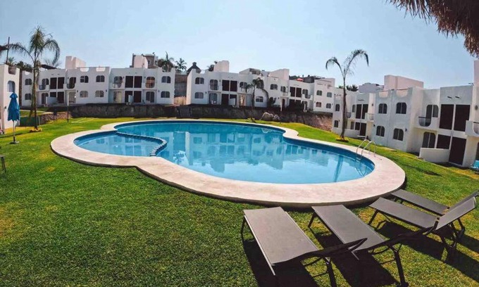 Tequesquitengo Apartamento | Fascinante Depa vista a lago y roof garden privado